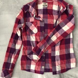 Aritzia Flannel button-up